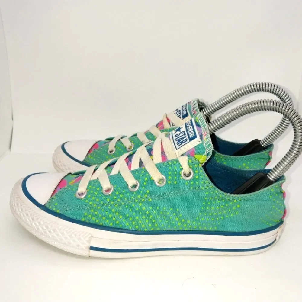 Converse Chuck Taylor All Star Low‎ Ox Fashion Sneakers Juniors Size 2 Green